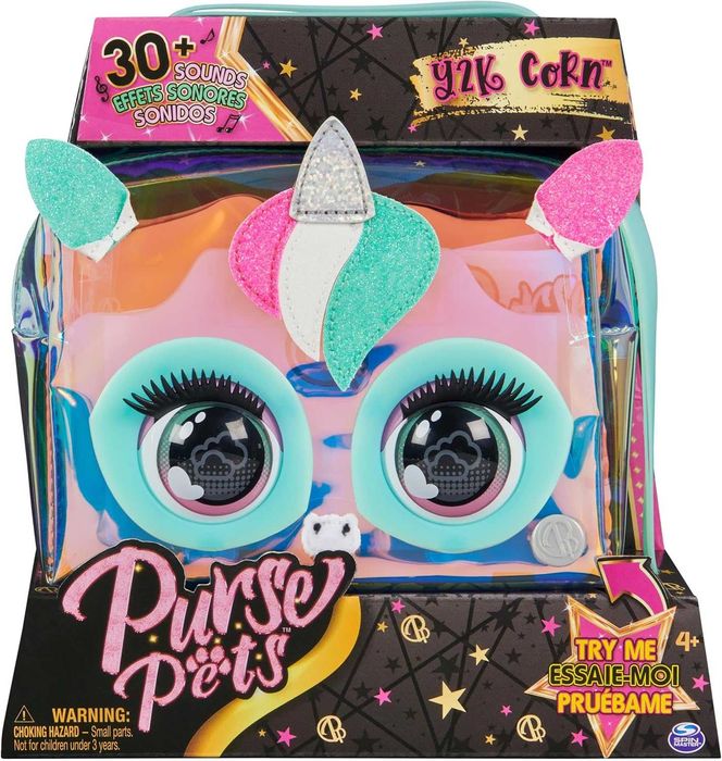 Інтерактивна сумочка Purse Pets Y2K Corn Unicorn Crossbody Єдиноріг