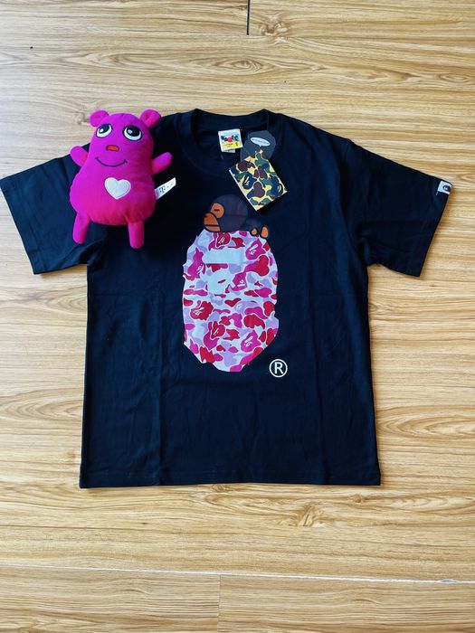 Футболка BAPE рожева  розмір S