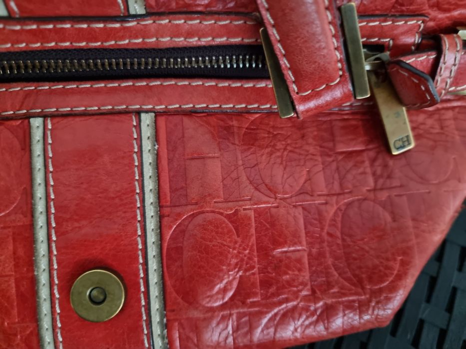 Carteira vermelha Carolina Herrera