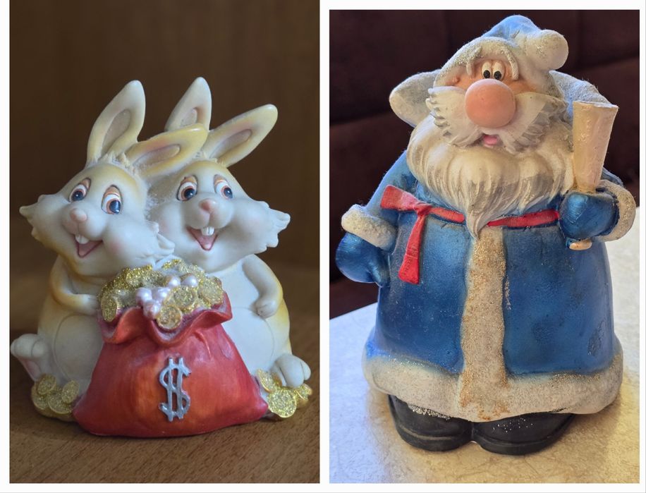 Статуетка декоративна скарбничка копілка для грошей