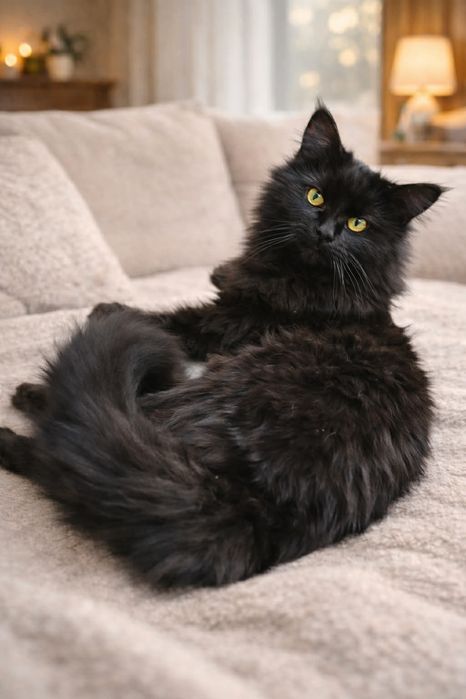 Przytulasny kot z rodowodem