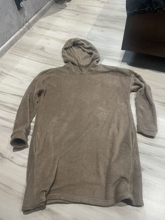 Dluga ciepla bluza polarowa oversize