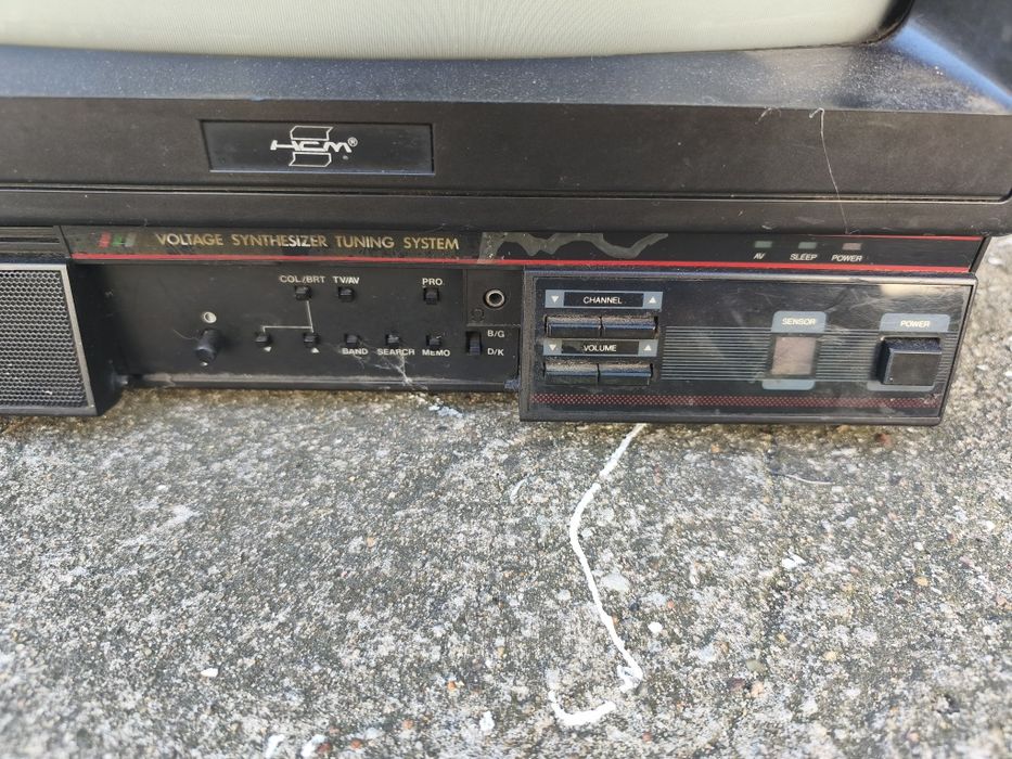 Mały telewizor PRL Vintage