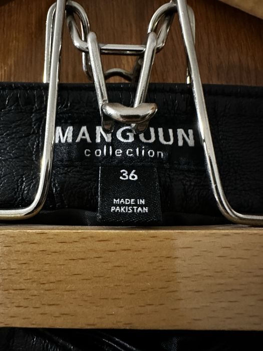 Шкіряні mom брюки штани MANGUUN