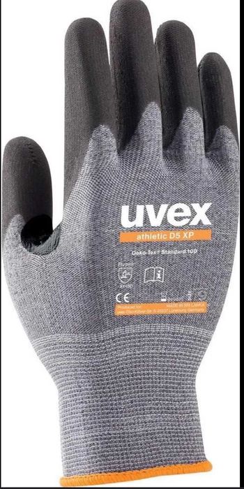 Rękawice robocze ochronne UVEX  60030 ATHLETIC D5XP, rozmiar 11