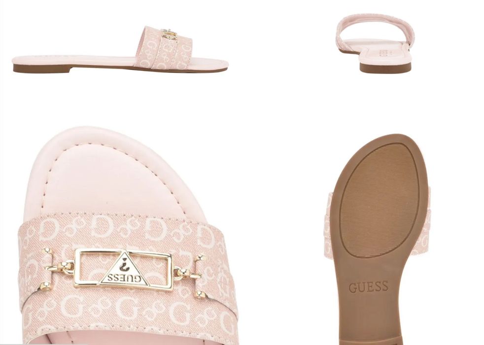 Guess klapki roz 38