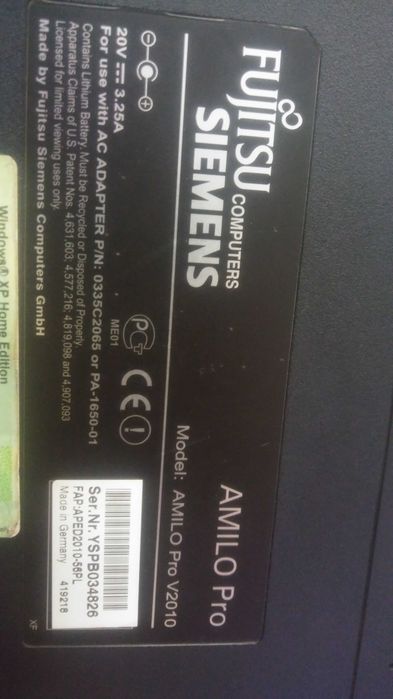 Fujitsu Siemens AMILO Pro V2010