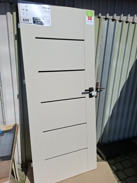 Drzwi skrzydło wewnętrzne lewe 80