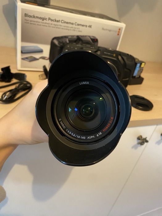 zestaw black magic pocket cinema camera 4k