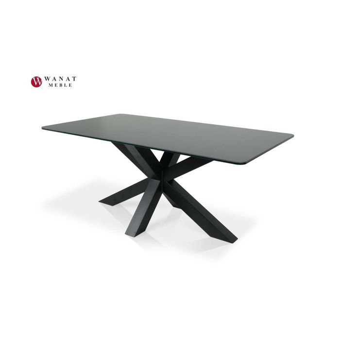 Stół ze spieku kwarcowego 260x100 ARAGONA Wanat NERO