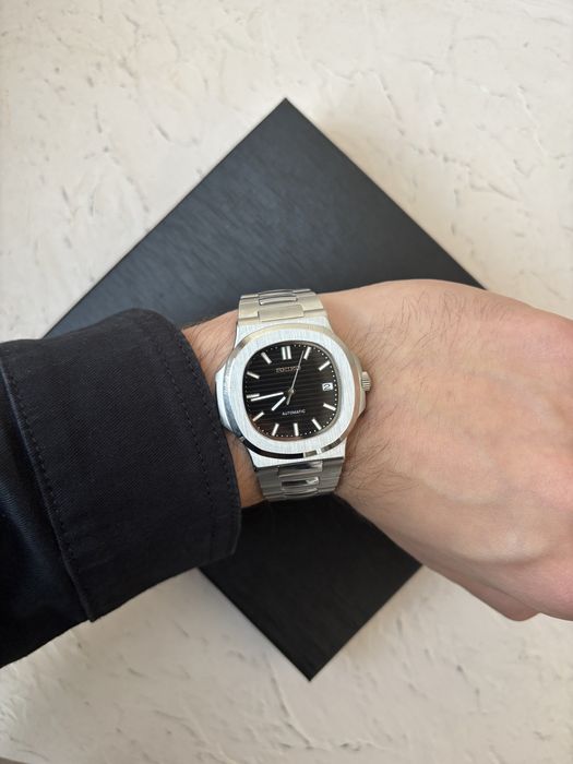Seiko Mod Nautilus — 40 мм, Кастомний Механічний Годинник, японський NH35