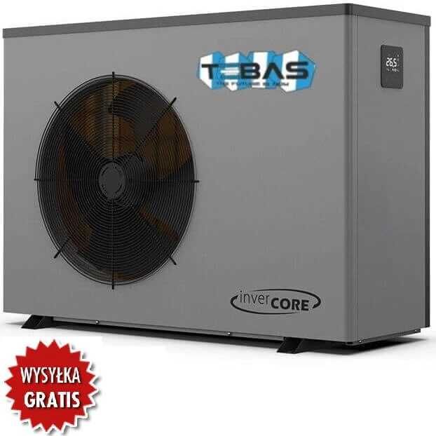 Pompa ciepła TEBAS 7 kW – cicha pompa ciepła do basenu 30 m³ WiFi-TRANSPORT GRATIS