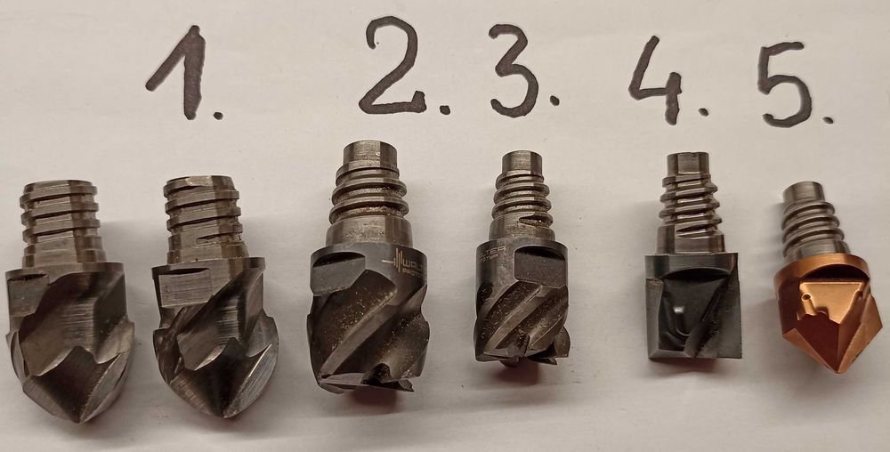 Frezy frez głowica głowiczka pełnowęglikowa - zestaw 6 sztuk