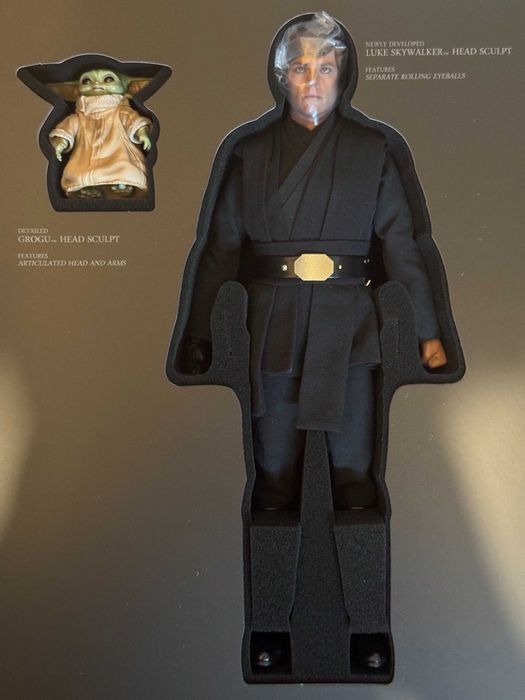 Figura Hot Toys Star Wars Luke Skywalker & Grogu DX22 Special Edition