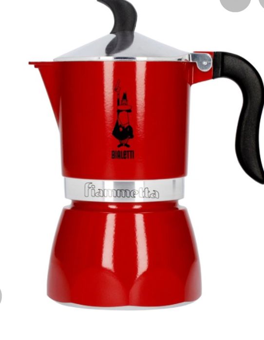 Kawiarka BIALETTI Fiammetta MOKA EXPRESS 3  czerwony aluminium