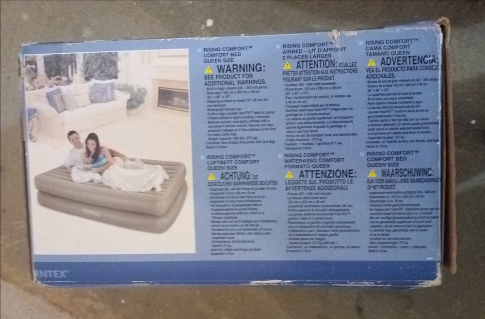 Colchão insuflável intex