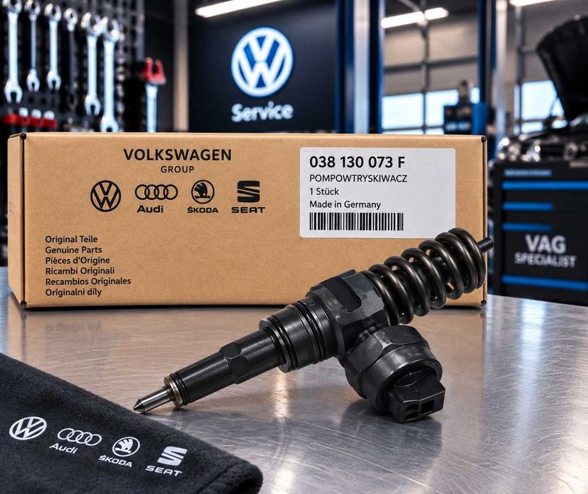 Pompowtryskiwacz 038130073F 1.9 TDI Vw Audi Skoda Seat Gwarancja