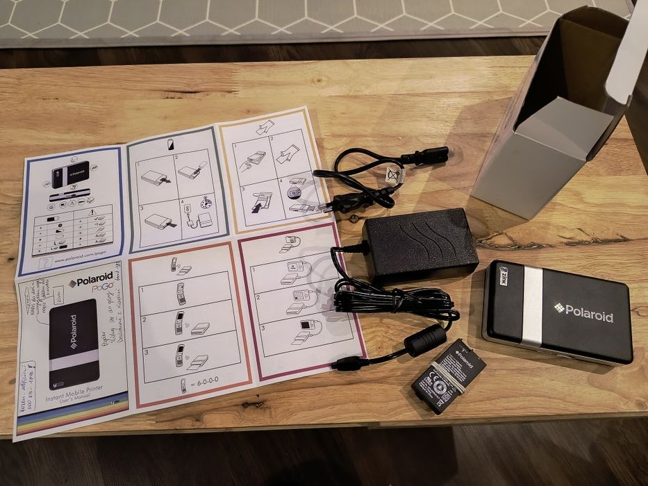 drukarka polaroid PoGo CZA-10011B, sprawna 100%
