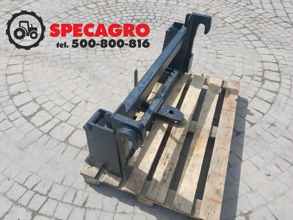 Adapter hydrauliczny z ramką euro na widły  paletowe .