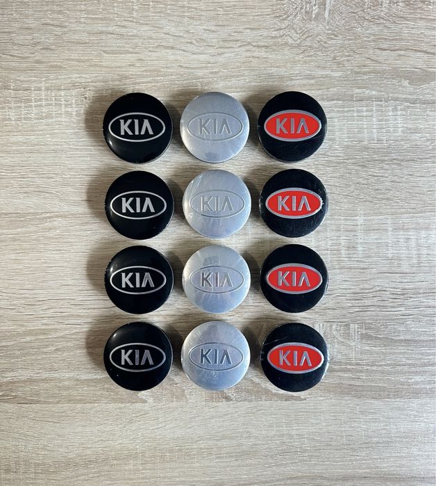 Conjunto 4 Centros Tampas Jantes Kia 56mm 58mm 60mm 65mm 68mm 75mm