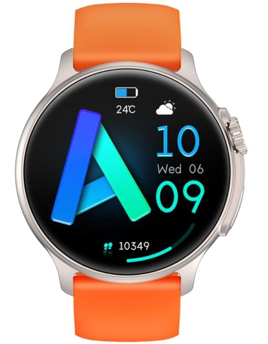 smartwatch męski rubicon rncf12 tytan/orange smarub245