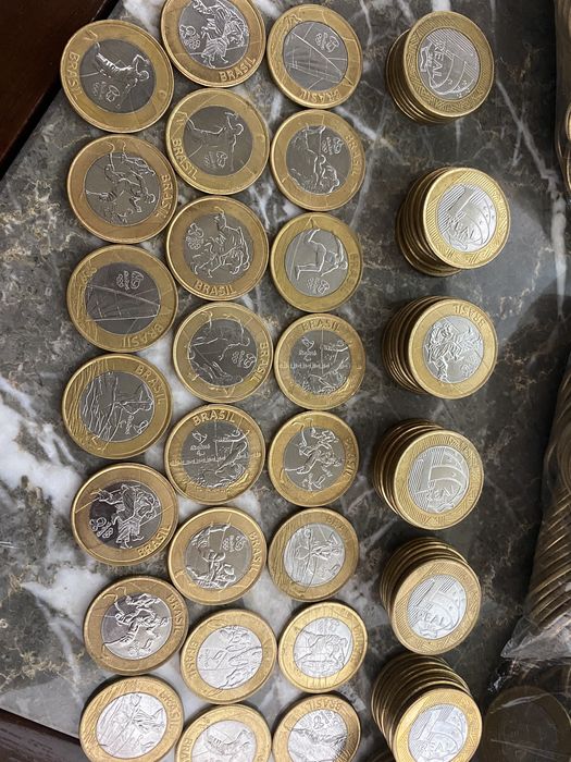 Moedas da olimpiadas rio brasil 2016