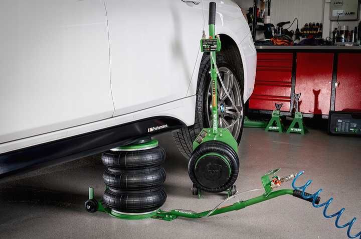 Пневмодомкрат 3,5 т пневматичний підкатний Wuber для сто