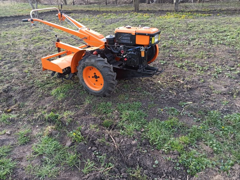 Вспашка мотоблоком, культивация земли, вспашка огорода,