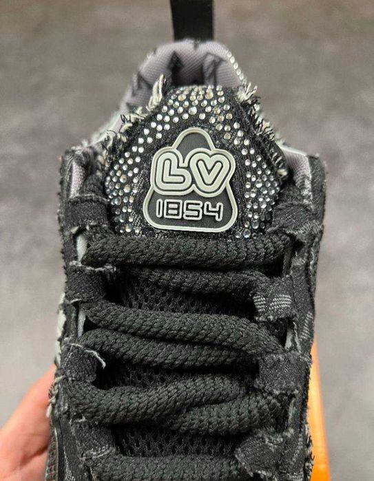 Louis Vuitton Skate Trainer Black Swarovski Monogram