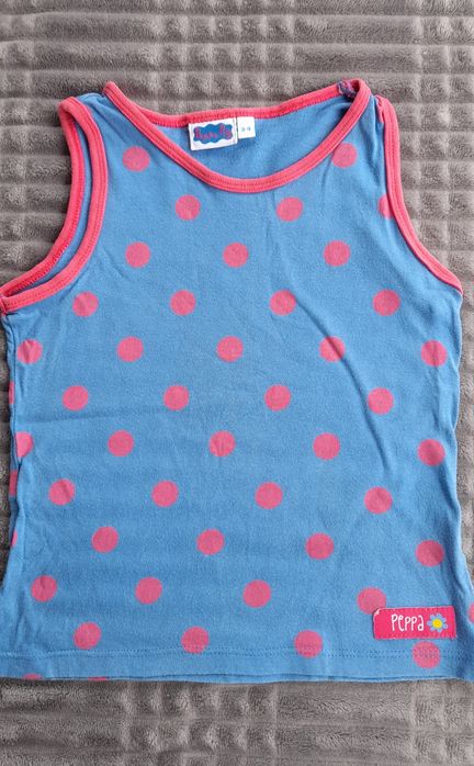 Bluzka bez rękawów Peppa 98-104cm, 4 lata