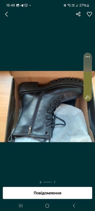 Берці жіночі,зимові,черевики шкіряні