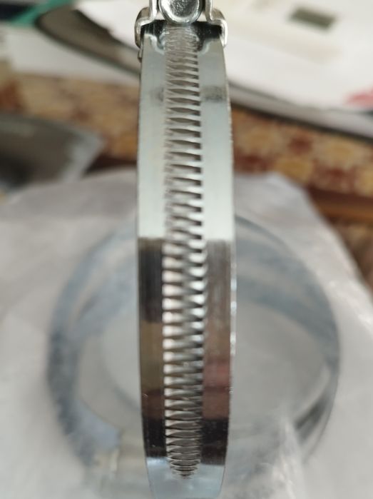 Abraçadeiras metálicas de inox (5 un.) 80-100 mm (NOVAS)