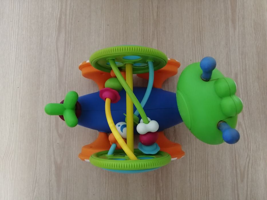 Развивающая музыкальная игрушка, каталка + пальчиковый лабиринт Улитка