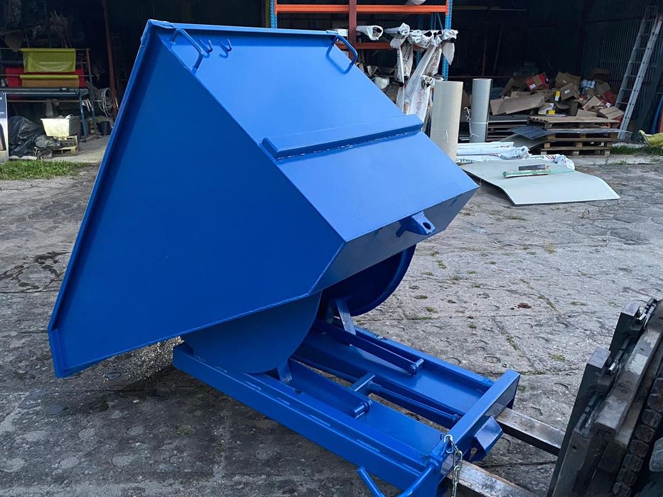 Pojemnik samowyładowczy 1,1 m3 koleba na odpady