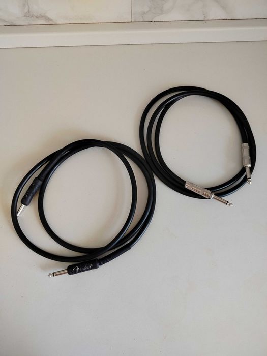 Кабель инструментальный Fender 1,5м 2 x Jack 6,3мм (1/4") для гитары гитарный папа-папа