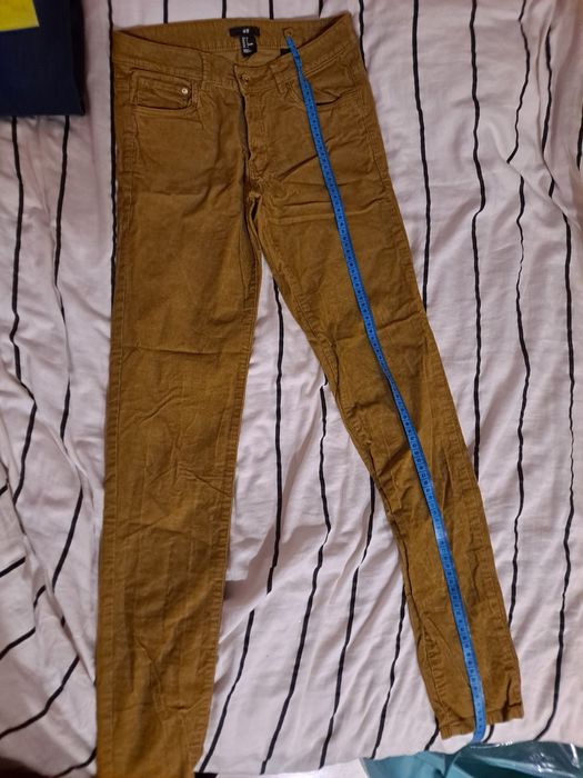 Spodnie H&M sztruksy