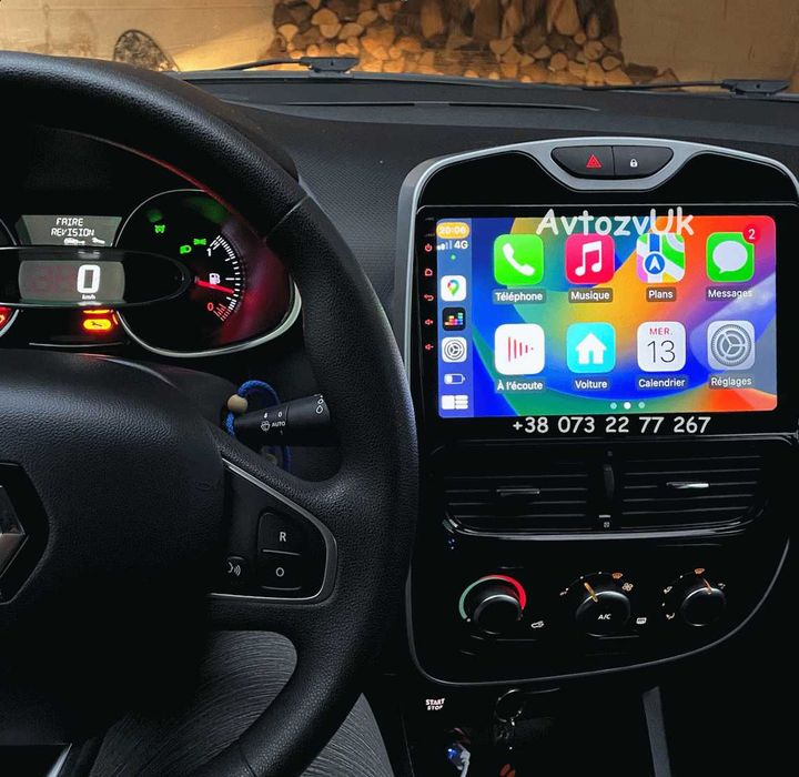 Магнитола CAPTUR Renault CLIO ZOE TWINGO TALIANT Клио CarPlay Android