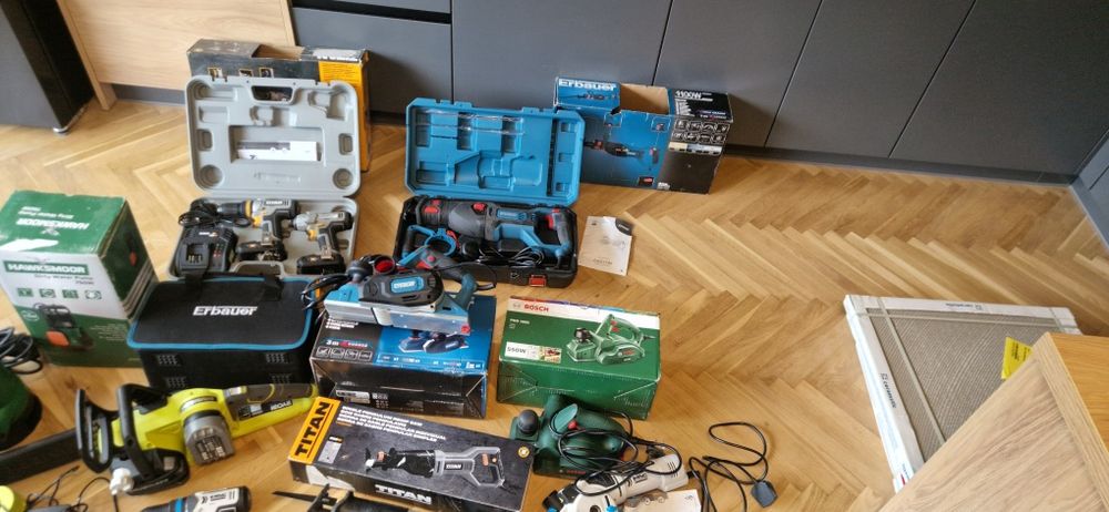 Elektronarzędzia erbauer, bosch i inne
