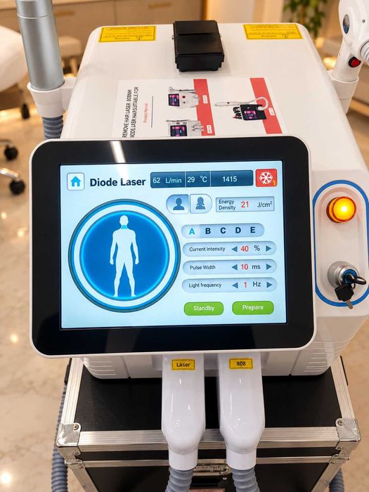 Máquina de depilação a laser, multifunções, 3 em 1