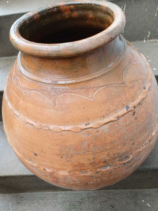 Conjunto de 4 Potes / Talhas de barro, antigas