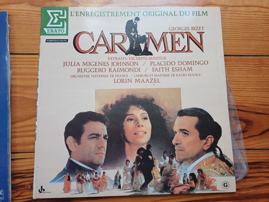Disco de vinil da Ópera Carmen