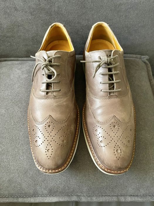 Мужские туфли броги ECCO Biarritz Oxford р. 44 (28,5-29 см )