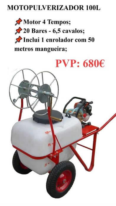Motopulverizador 100L NOVO