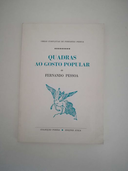 livro - Quadras ao gosto popular
