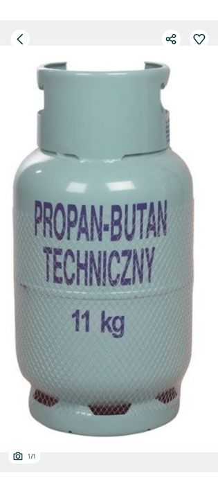 Butla gazowa 11 kg Pusta Pełna fv 23