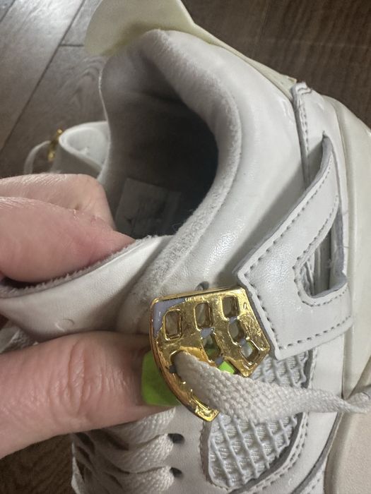 Buty sneakersy Nike Air Jordan 4 Retro Metallic Gold 43