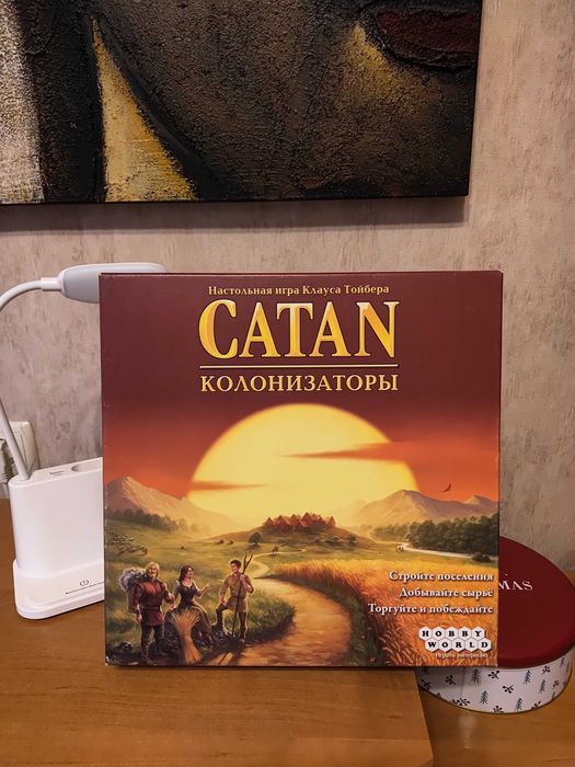 Настільна гра CATAН / Катан  (Колонізатори), росiйськомовна. Оригiнальна гра Космос.