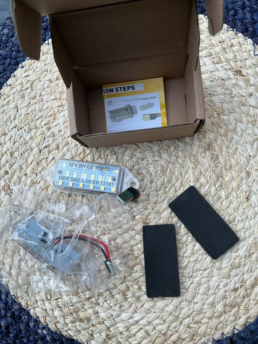 2шт пара Подсвітка номера Mitsubishi Lancer EVO evo X led освітленяМот