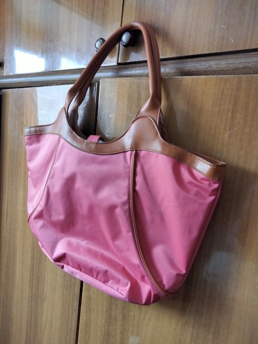 Новая сумка-шоппер кораллового цвета