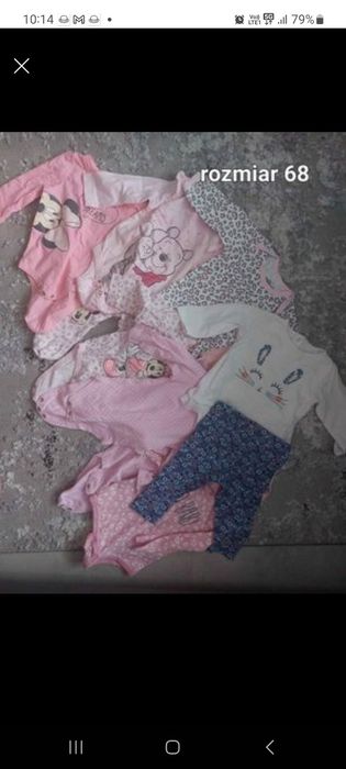 Paczka ubrań dla dziewczynki